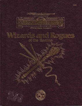 Advanced Dungeons & Dragons 2nd Edition - Forgotten Realms - Official Game Accessory - Wizards and Rogues (B Grade) (Genbrug) 